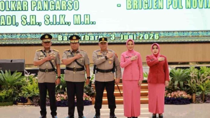 Brigjen Pol Noviar Resmi Jadi Wakapolda Kalsel, Kapolda Harap Hadirkan Energi Baru