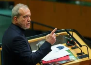 Presiden Iran Masoud Pezeshkian dalam pertemuan internasional