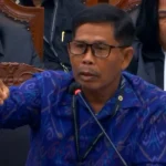 Suasana persidangan di Mahkamah Konstitusi