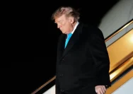 Donald Trump saat memberikan komentar mengenai hasil pemilihan umum di Brasil