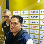 Kontingen Indonesia Lampaui Target Emas Asian Games Aichi-Nagoya 2026 Erick Thohir saat memberikan keterangan pers terkait capaian kontingen Indonesia di Asian Games 2026
