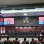 Gedung Mahkamah Konstitusi di Jakarta Pusat