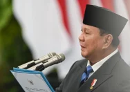 Grafik rilis hasil survei elektabilitas calon presiden oleh Parameter Politik Indonesia