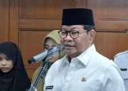 Gubernur DKI Jakarta Pramono Anung memberikan keterangan terkait imbauan ketertiban demonstrasi