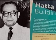 Ijazah asli Mohammad Hatta yang dipajang di Erasmus University Rotterdam, Belanda.
