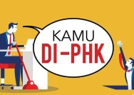 Ilustrasi pekerja dan data pemutusan hubungan kerja Kemnaker