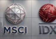 Ilustrasi pergerakan indeks bursa saham dan pasar modal Indonesia