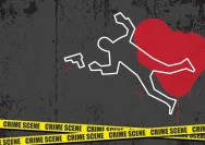 Ilustrasi proses penangkapan pelaku kriminal oleh kepolisian