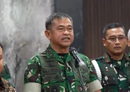 Kepala Staf Angkatan Darat Jenderal TNI Maruli Simanjuntak memberikan keterangan pers terkait disiplin prajurit.