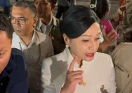 Ketua Dewan Komisioner OJK Friderica Widyasari Dewi memberikan keterangan pers terkait pasar modal.