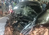 Kondisi kendaraan yang terlibat kecelakaan maut di Jalan Rasuna Said Jakarta