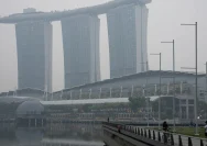 Kondisi kualitas udara di Singapura akibat kabut asap lintas batas