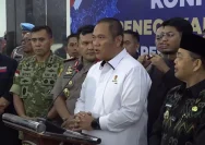 Konferensi pers penegakan hukum kasus kebakaran hutan dan lahan oleh Polri