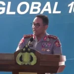 Konferensi pers pengungkapan kasus penyelundupan narkoba oleh tim gabungan di Pelabuhan Bengawan.