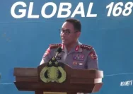 Konferensi pers pengungkapan kasus penyelundupan narkoba oleh tim gabungan di Pelabuhan Bengawan.