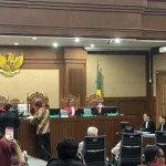 Mantan Jampidsus Febrie Adriansyah menjalani sidang dakwaan di Pengadilan Tipikor