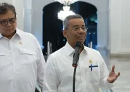 Menteri Keuangan Suahasil Nazara menyampaikan keterangan terkait belanja negara kuartal IV di Istana Merdeka Jakarta