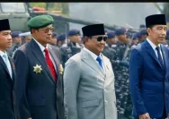 Momen Prabowo Foto Bareng SBY dan Jokowi Saat HUT Ke-81 TNI