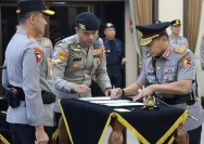 Pelantikan Komjen Herry Heryawan sebagai Kabaharkam Polri di Mabes Polri
