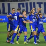 Pemain Persib Bandung sedang melakukan latihan jelang pertandingan AFC Champions League