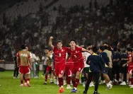 Pemain Timnas Indonesia bersiap menghadapi Thailand di final FIFA ASEAN Cup 2026