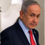 Perdana Menteri Israel Benjamin Netanyahu saat memberikan keterangan terkait keamanan nasional.