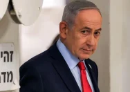 Perdana Menteri Israel Benjamin Netanyahu saat memberikan keterangan terkait keamanan nasional.