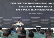 Pertemuan Presiden Prabowo Subianto dengan jajaran pimpinan TNI dan Polri di Istana Kepresidenan Jakarta