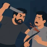 Polisi Tangkap Pelaku Pembacokan Suporter Bola di Jalan Raya Jakarta-Bogor Petugas kepolisian melakukan olah tempat kejadian perkara