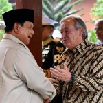 Presiden Prabowo Subianto menyambut kedatangan Sekjen PBB Antonio Guterres di Hambalang Bogor