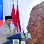 Presiden Prabowo Subianto saat memberikan keterangan terkait pendidikan di SMA Taruna Nusantara