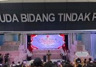 Presiden Prabowo Subianto saat memberikan sambutan dalam acara penyerahan uang negara hasil kerja Satgas PKH.