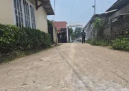 Suasana lokasi perumahan dan akses jalan di Depok
