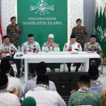 Suasana pengumuman kepengurusan PBNU periode 2026-2031 di Gedung PBNU Jakarta