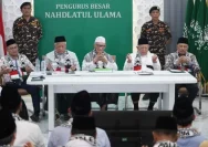 Suasana pengumuman kepengurusan PBNU periode 2026-2031 di Gedung PBNU Jakarta