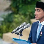 Suasana sidang di Mahkamah Konstitusi terkait sengketa hasil Pilpres.