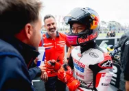 Veda Ega Pratama pebalap Indonesia Honda Team Asia di ajang Moto3